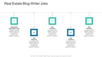 Real Estate Blog Writer Jobs In Powerpoint And Google Slides Cpb