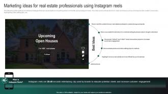 Real Estate Branding Strategies To Attract Marketing Ideas For Real Estate Professionals Reels MKT SS V
