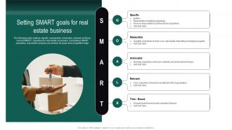 Real Estate Branding Strategies To Attract Setting Smart Goals For Real Estate Business MKT SS V