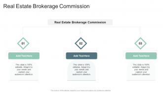 Real Estate Brokerage Commission In Powerpoint And Google Slides Cpb