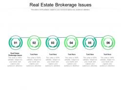 Real estate brokerage issues ppt powerpoint presentation layouts slide portrait cpb