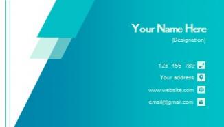 Real estate builder business card template