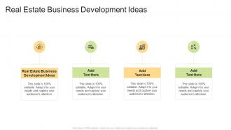 Real Estate Business Development Ideas In Powerpoint And Google Slides Cpb