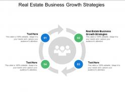 Real estate business growth strategies ppt powerpoint presentation backgrounds cpb