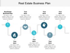 Real estate business plan ppt powerpoint presentation gallery guide cpb