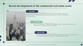 Real Estate Business Plan Recent Developments In The Commercial Real Estate Sector BP SS