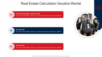 Real Estate Calculation Vacation Rental In Powerpoint And Google Slides Cpb