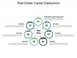 Real estate capital deployment ppt powerpoint presentation outline influencers cpb