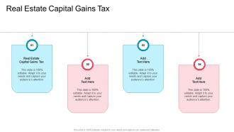 Real Estate Capital Gains Tax In Powerpoint And Google Slides Cpb