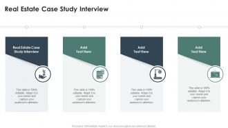 Real Estate Case Study Interview In Powerpoint And Google Slides Cpb