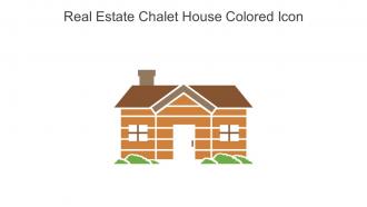 Real Estate Chalet House Colored Icon In Powerpoint Pptx Png And Editable Eps Format
