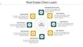 Real Estate Client Leads Ppt PowerPoint Presentation Model Ideas Cpb