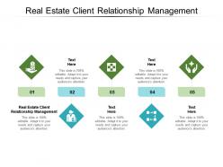 Real estate client relationship management ppt powerpoint presentation file aids cpb