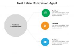 Real estate commission agent ppt powerpoint presentation show vector cpb