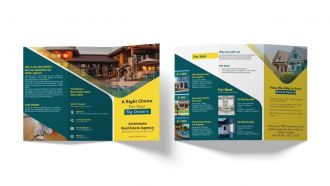 Real Estate Company Brochure Trifold