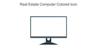 Real Estate Computer Colored Icon In Powerpoint Pptx Png And Editable Eps Format