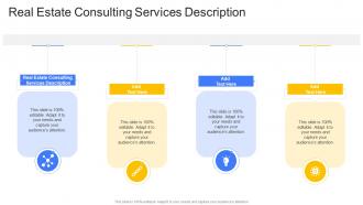 Real Estate Consulting Services Description In Powerpoint And Google Slides Cpb