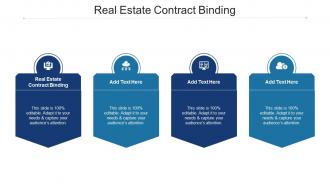 Real Estate Contract Binding Ppt Powerpoint Presentation Infographic Template Cpb