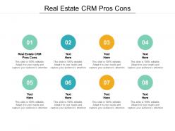 Real estate crm pros cons ppt powerpoint presentation icon design templates cpb