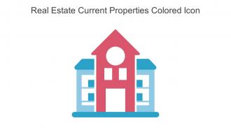 Real Estate Current Properties Colored Icon In Powerpoint Pptx Png And Editable Eps Format