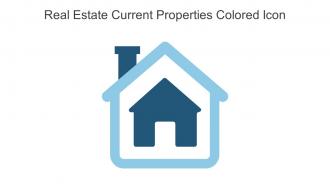 Real Estate Current Properties Colored Icons In Powerpoint Pptx Png And Editable Eps Format