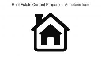 Real Estate Current Properties Monotone Icons In Powerpoint Pptx Png And Editable Eps Format