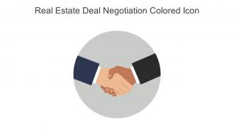 Real Estate Deal Negotiation Colored Icon In Powerpoint Pptx Png And Editable Eps Format