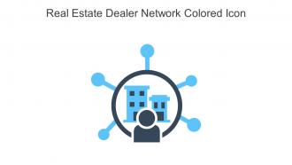 Real Estate Dealer Network Colored Icon In Powerpoint Pptx Png And Editable Eps Format