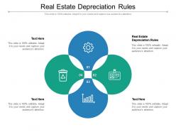 Real estate depreciation rules ppt powerpoint presentation file slides cpb