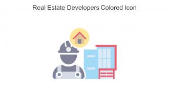 Real Estate Developers Colored Icon In Powerpoint Pptx Png And Editable Eps Format