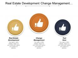 Real estate development change management management training program cpb