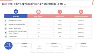 Real Estate Development Project Prioritization Optimizing Process Improvement