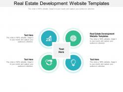 Real Estate Development Website Templates Ppt Powerpoint Presentation Pictures Graphics