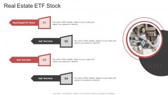 Real Estate ETF Stock In Powerpoint And Google Slides Cpb
