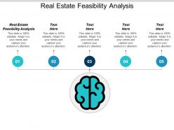 Real estate feasibility analysis ppt powerpoint presentation icon microsoft cpb