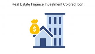 Real Estate Finance Investment Colored Icon In Powerpoint Pptx Png And Editable Eps Format