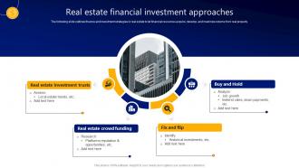 Real Estate Financial Investment Approaches