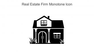 Real Estate Firm Monotone Icon In Powerpoint Pptx Png And Editable Eps Format