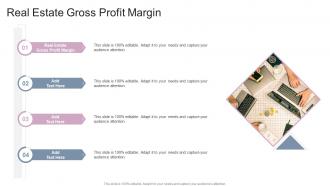 Real Estate Gross Profit Margin In Powerpoint And Google Slides Cpb