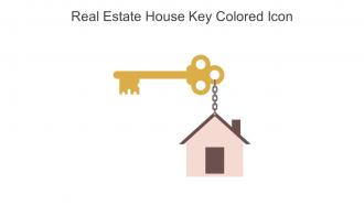 Real Estate House Key Colored Icon In Powerpoint Pptx Png And Editable Eps Format