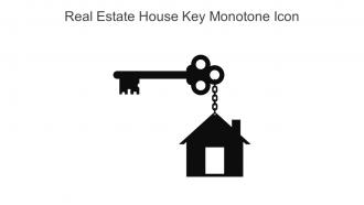 Real Estate House Key Monotone Icon In Powerpoint Pptx Png And Editable Eps Format