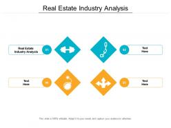 Real estate industry analysis ppt powerpoint presentation styles example introduction cpb