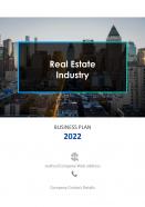 Real Estate Industry Business Plan Pdf Word Document