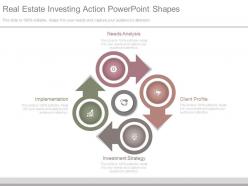 Real estate investing action powerpoint shapes