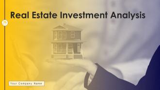 Real Estate Investment Analysis Powerpoint Ppt Template Bundles