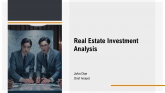 Real Estate Investment Analysis PPT Outline AT