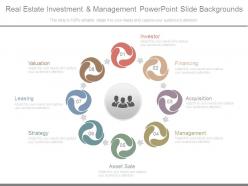 Real Estate Investment And Management Powerpoint Slide Backgrounds