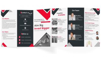 Real Estate Investment Brochure Trifold
