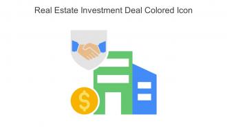 Real Estate Investment Deal Colored Icon In Powerpoint Pptx Png And Editable Eps Format