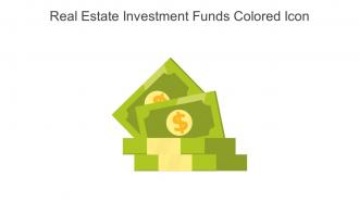 Real Estate Investment Funds Colored Icon In Powerpoint Pptx Png And Editable Eps Format